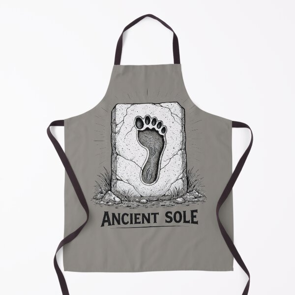 Item preview, Bigfoot Footprint Ancient Sole Vintage Sasquatch Art designed and sold by IvoryArtDesign.