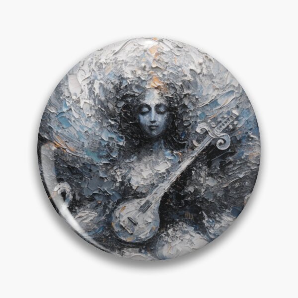Item preview, Abstract Contemporary Goddess Saraswati Devi – Modern Spiritual Art Illustration designed and sold by Art of Instine.