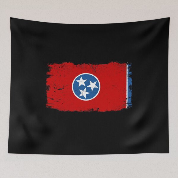 Artikelvorschau, Tennessee-Staatsflagge im Vintage-Stil entworfen und verkauft von farhanhafeez.