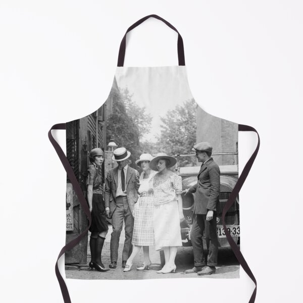 Item preview, Prohibition, Young People at Speakeasy, Black and White Vintage Art designed and sold by vintagevivian.