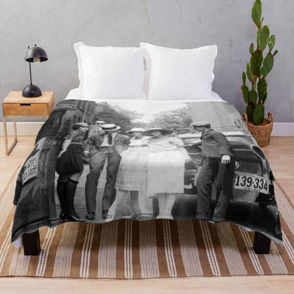 Item preview, Prohibition, Young People at Speakeasy, Black and White Vintage Art designed and sold by vintagevivian.