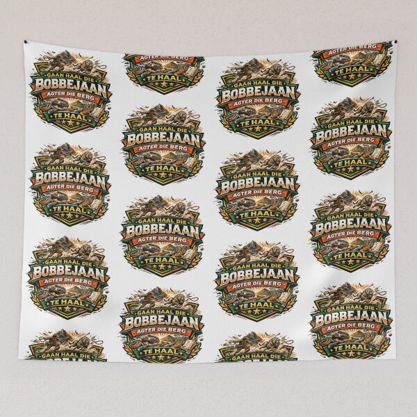Item preview, Om die bobbejaan agter die berg te haal designed and sold by Throwing-Corn.