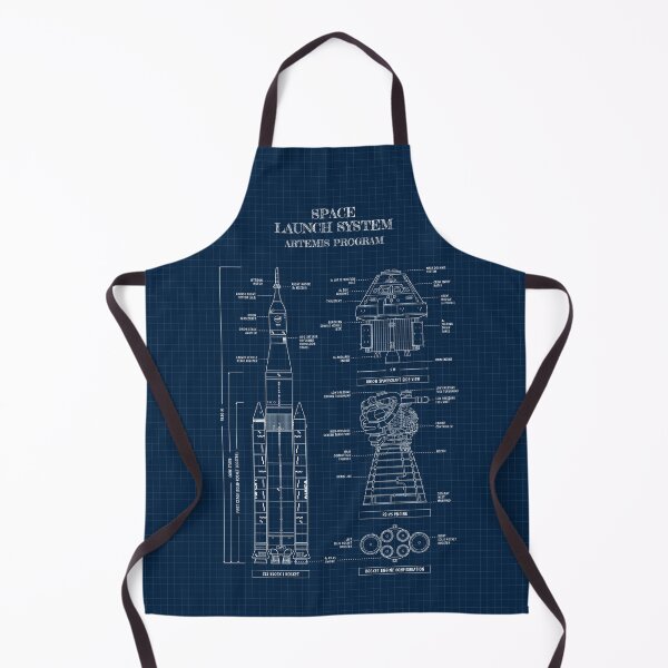 Item preview, Space Launch System (SLS) (Navy Blueprint Vertical) designed and sold by BGALAXY.