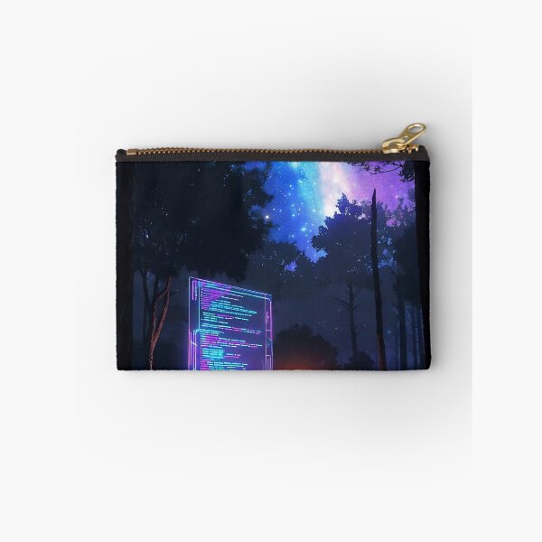 Item preview, Starry Night Wilderness Code - Solo Camping & Sci-Fi Programmer Art designed and sold by LuxeBuzz.