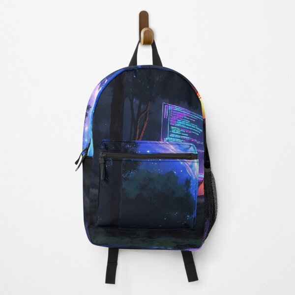 Item preview, Starry Night Wilderness Code - Solo Camping & Sci-Fi Programmer Art designed and sold by LuxeBuzz.