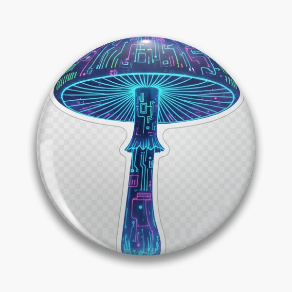 Artikelvorschau, Cyber-Nature Glow – Blau entworfen und verkauft von redrohit7.