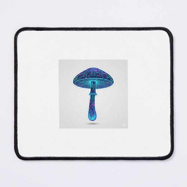 Item preview, Cyber-Nature Glow - Blue designed and sold by redrohit7.