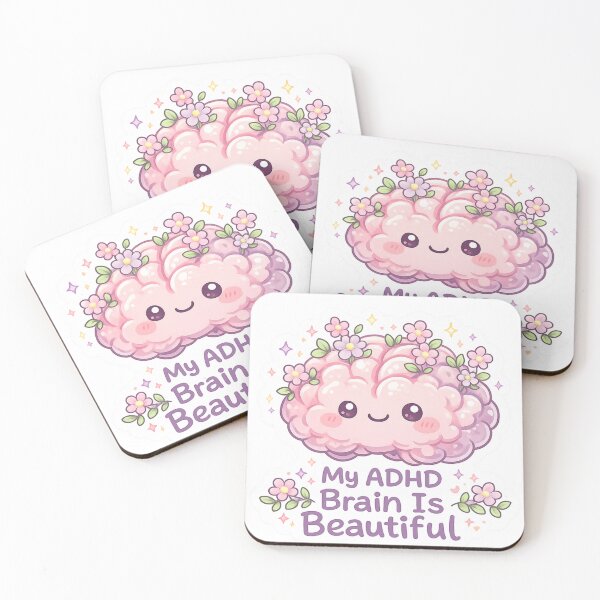 Item preview, My ADHD Brain is Beautiful designed and sold by kharatsuchita.