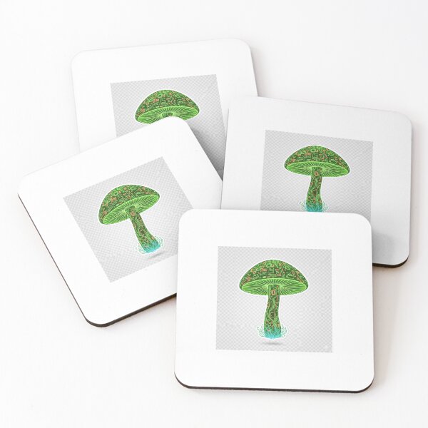 Item preview, Cyber-Nature Glow - Green designed and sold by redrohit7.