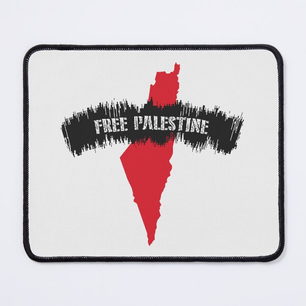 Item preview, Free Palestine Map Solidarity Bold Grunge Justice Statement Art designed and sold by Miniature Store.