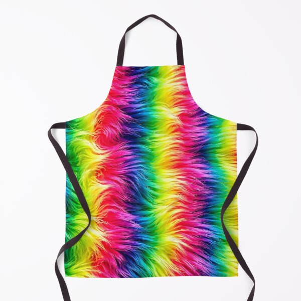 Item preview, Rainbow Fur Waves – Vibrant Psychedelic Fluffy Texture designed and sold by Kaleidoscope Print.
