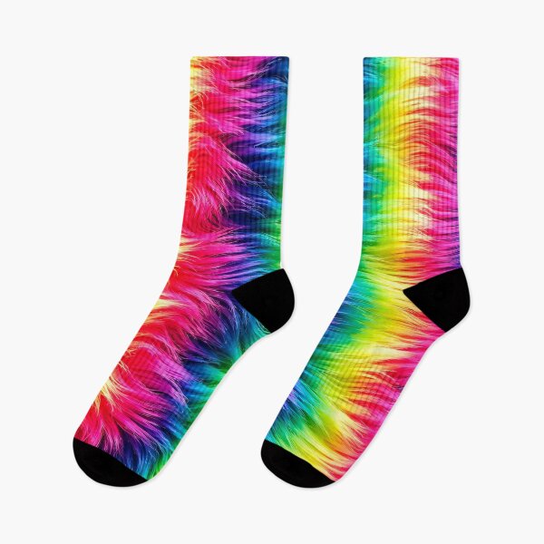 Item preview, Rainbow Fur Waves – Vibrant Psychedelic Fluffy Texture designed and sold by Kaleidoscope Print.