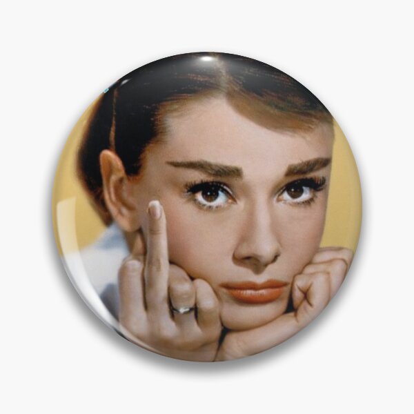 Item preview, Try Again - Audrey Hepburn Showing Middle Finger designed and sold by Vicky021.