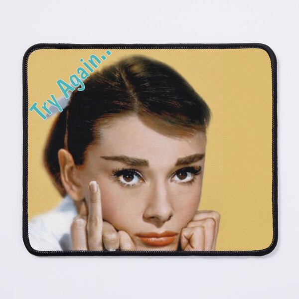 Item preview, Try Again - Audrey Hepburn Showing Middle Finger designed and sold by Vicky021.