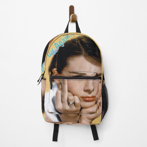 Item preview, Try Again - Audrey Hepburn Showing Middle Finger designed and sold by Vicky021.