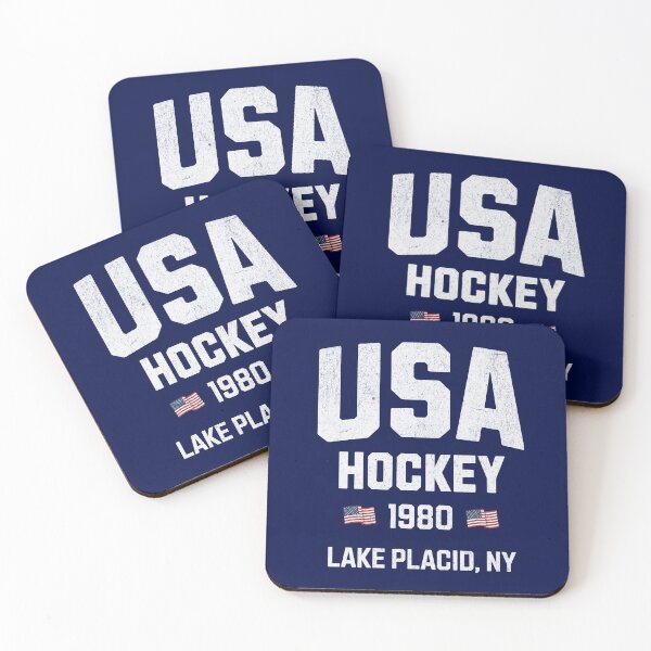 Item preview, USA Hockey 1980 - Lake Placid, NY - vintage designed and sold by Primotees.