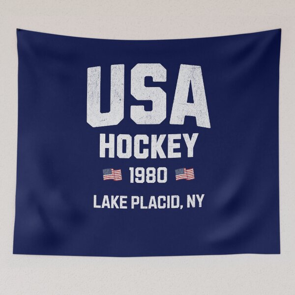 Item preview, USA Hockey 1980 - Lake Placid, NY - vintage designed and sold by Primotees.