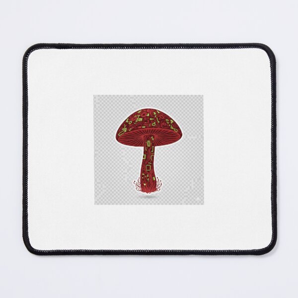 Item preview, Cyber-Nature Glow - Red designed and sold by redrohit7.
