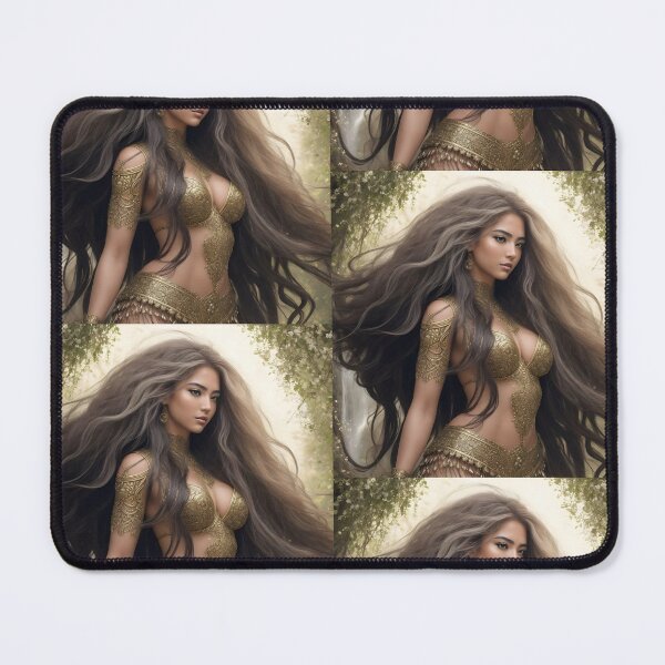 Item preview, Warrior Elegance Fantasy Female Warrior Illustration Art designed and sold by PrithviApparels.