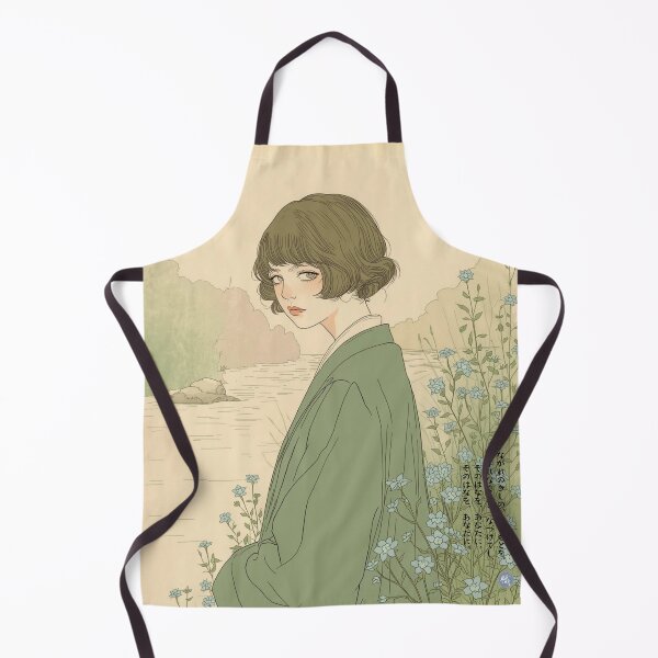 Item preview, FORGET-ME-NOT - Wasurenagusa Bijinga Japanese Kanji Art designed and sold by KanjiShokunin.