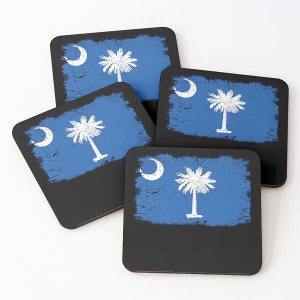 Item preview, South Carolina Flag Distressed Vintage South Carolinian designed and sold by farhanhafeez.