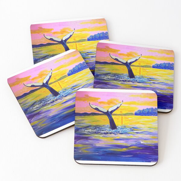 Item preview, Whale of a Tail at Sunset designed and sold by AKlecticDesigns.