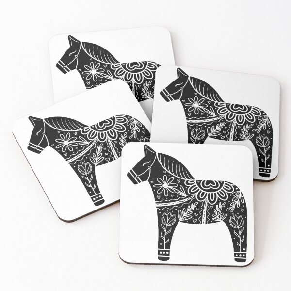 Item preview, Folk Horse designed and sold by Moonlit Fig Design.