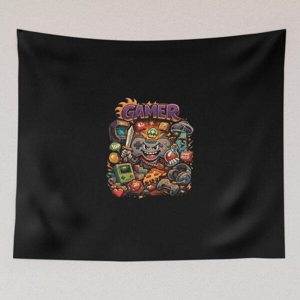 Item preview, Retro Gamer Culture Graphic – Vintage Comic Style Gaming designed and sold by DogLord.