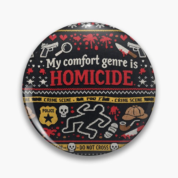 Item preview, My Comfort Genre is Homicide Knitting Pattern Design designed and sold by Mauswohn.
