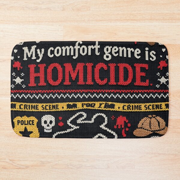 Item preview, My Comfort Genre is Homicide Knitting Pattern Design designed and sold by Mauswohn.