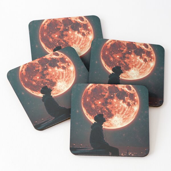 Item preview, Red Moon Reverie designed and sold by PixelVibe782.