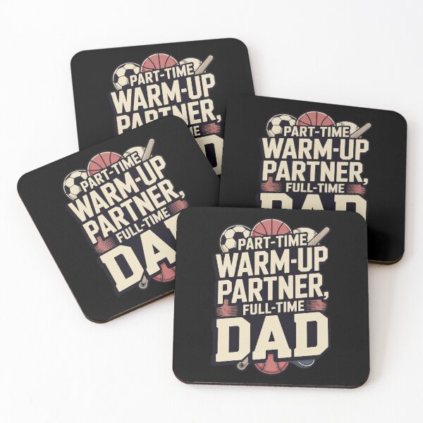 Item preview, Part Time Warm Up Partner Full Time Dad – Funny Sports Dad Shirt designed and sold by Tomasz  Siennicki.