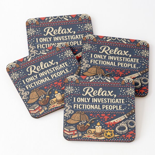 Item preview, Investigate Fictional People Knitting Pattern Design designed and sold by Mauswohn.