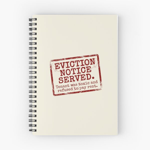 Item preview, Eviction notice served | Hysterectomy designed and sold by SocialStaticz.