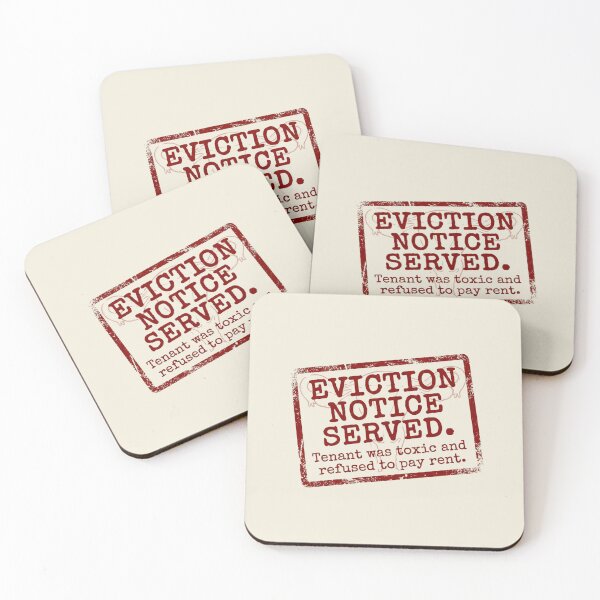 Item preview, Eviction notice served | Hysterectomy designed and sold by SocialStaticz.