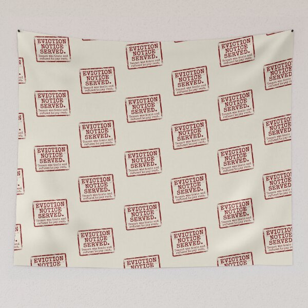 Item preview, Eviction notice served | Hysterectomy designed and sold by SocialStaticz.