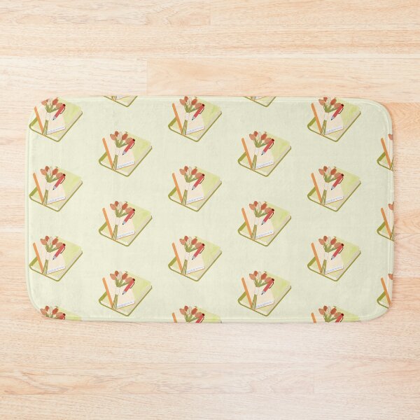 Item preview, Cozy Aesthetic Book with Tulips and Pen Art designed and sold by Akira Design Store.
