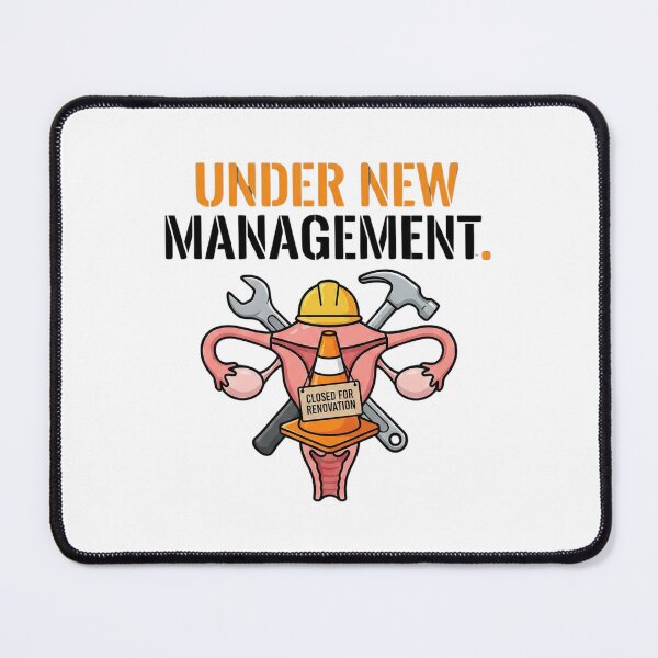 Item preview, Under new management | Hysterectomy designed and sold by SocialStaticz.