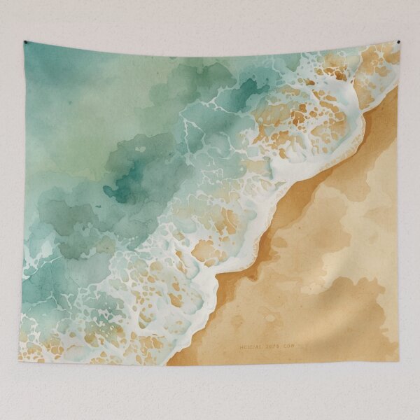 Item preview, coastal wall art, designed and sold by Random Designs.
