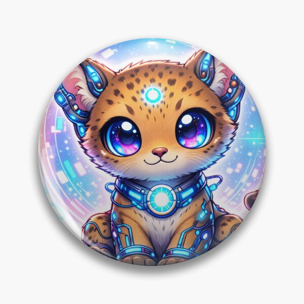 Item preview, Cute Cyberpunk Puma Neon Core designed and sold by MexaPixel.