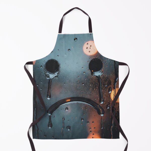 Item preview, Crying Smiley in the Rain designed and sold by PixelVibe782.