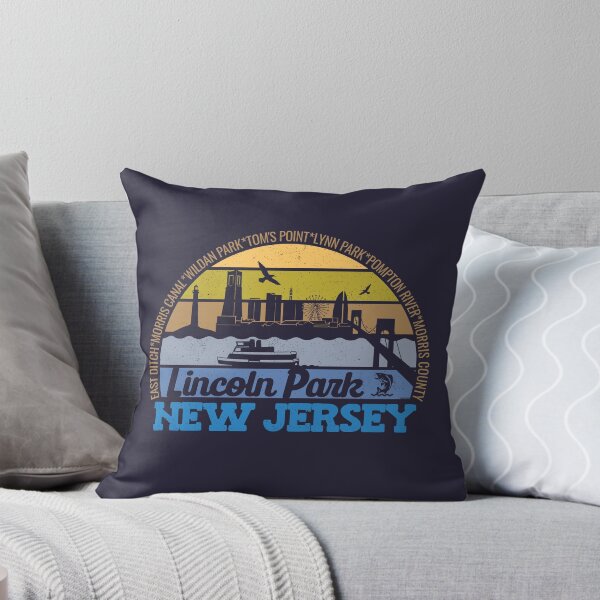 Item preview, Lincoln Park New Jersey Sunset Retro Vintage Local Pride Logo designed and sold by CRHPOD20.