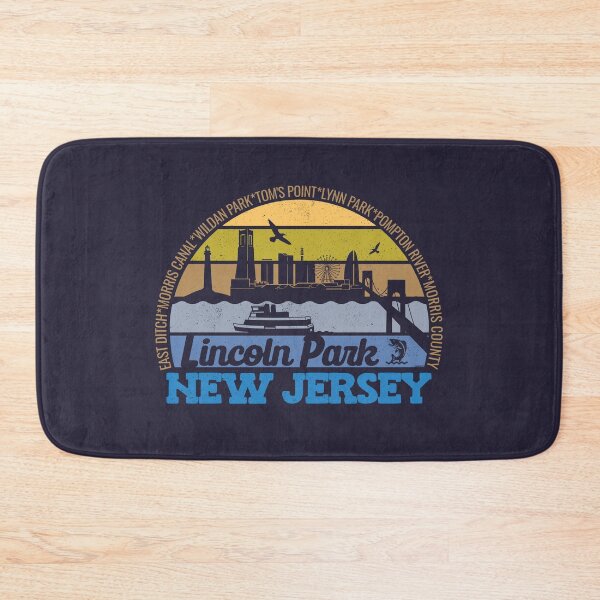 Item preview, Lincoln Park New Jersey Sunset Retro Vintage Local Pride Logo designed and sold by CRHPOD20.