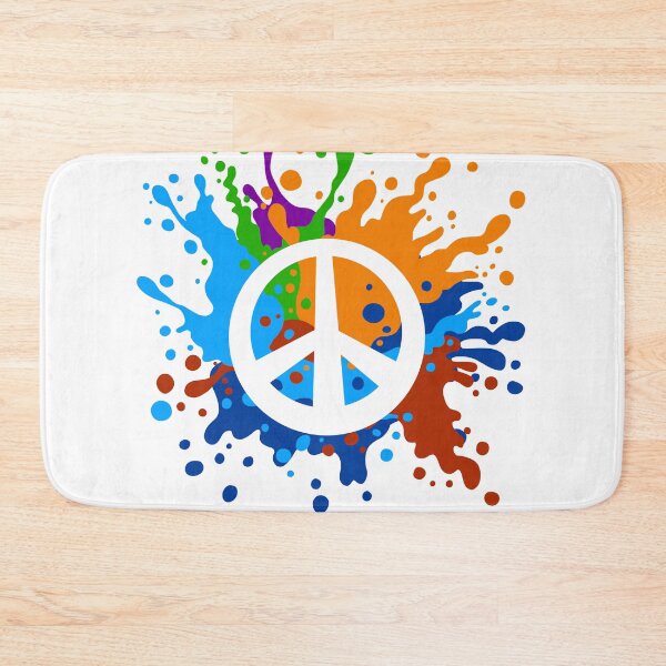Item preview, Peace Sign with Splash of colorful paint splatter designed and sold by Jesta Graphics.