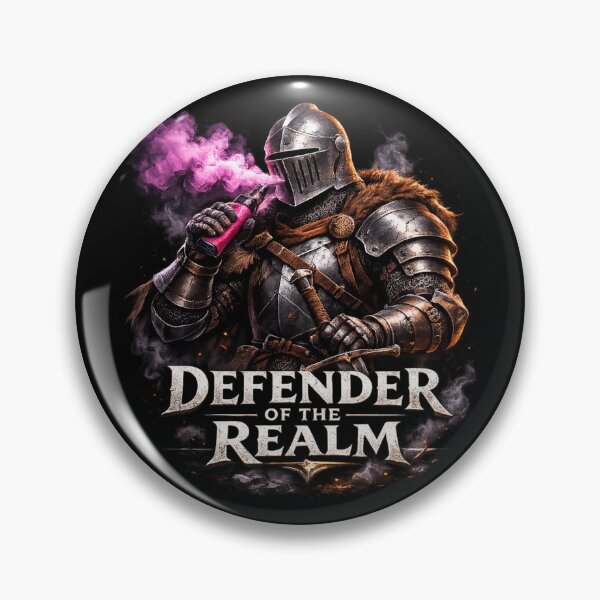 Item preview, Vaping Knight Defender of Realm designed and sold by ViralByDesign.