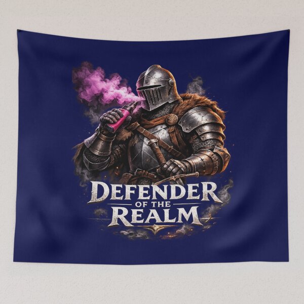 Item preview, Vaping Knight Defender of Realm designed and sold by ViralByDesign.