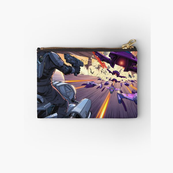 Item preview, Hoverbike Highway Chase - Retro Alien Pursuit Art Print designed and sold by ThePixelArchive.