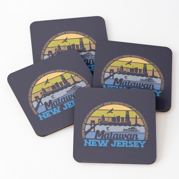 Item preview, Matawan New Jersey Sunset Retro Vintage Local Pride Logo designed and sold by CRHPOD20.