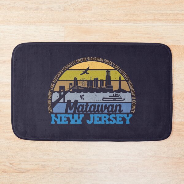 Artikelvorschau, Matawan New Jersey Sunset Retro Vintage Lokalstolz Logo entworfen und verkauft von CRHPOD20.