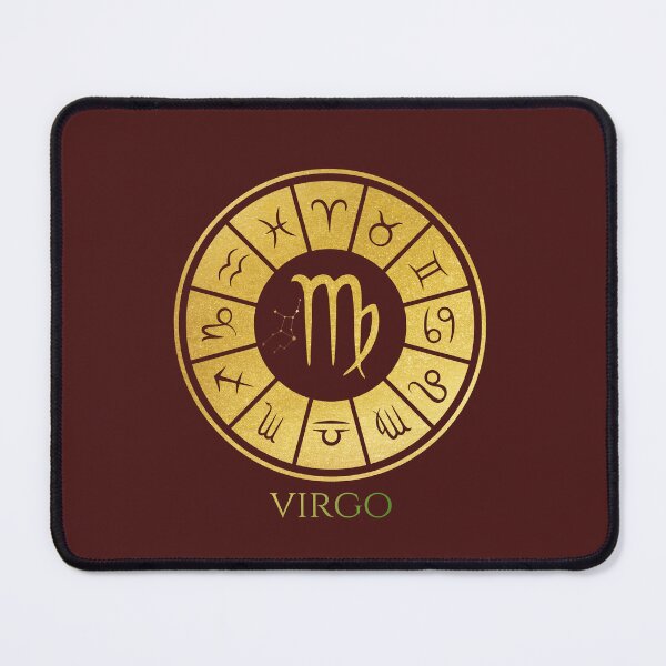 Item preview, Virgo Zodiac Sign - Gold Minimalist Astrology Symbol designed and sold by VelaStudioCo.